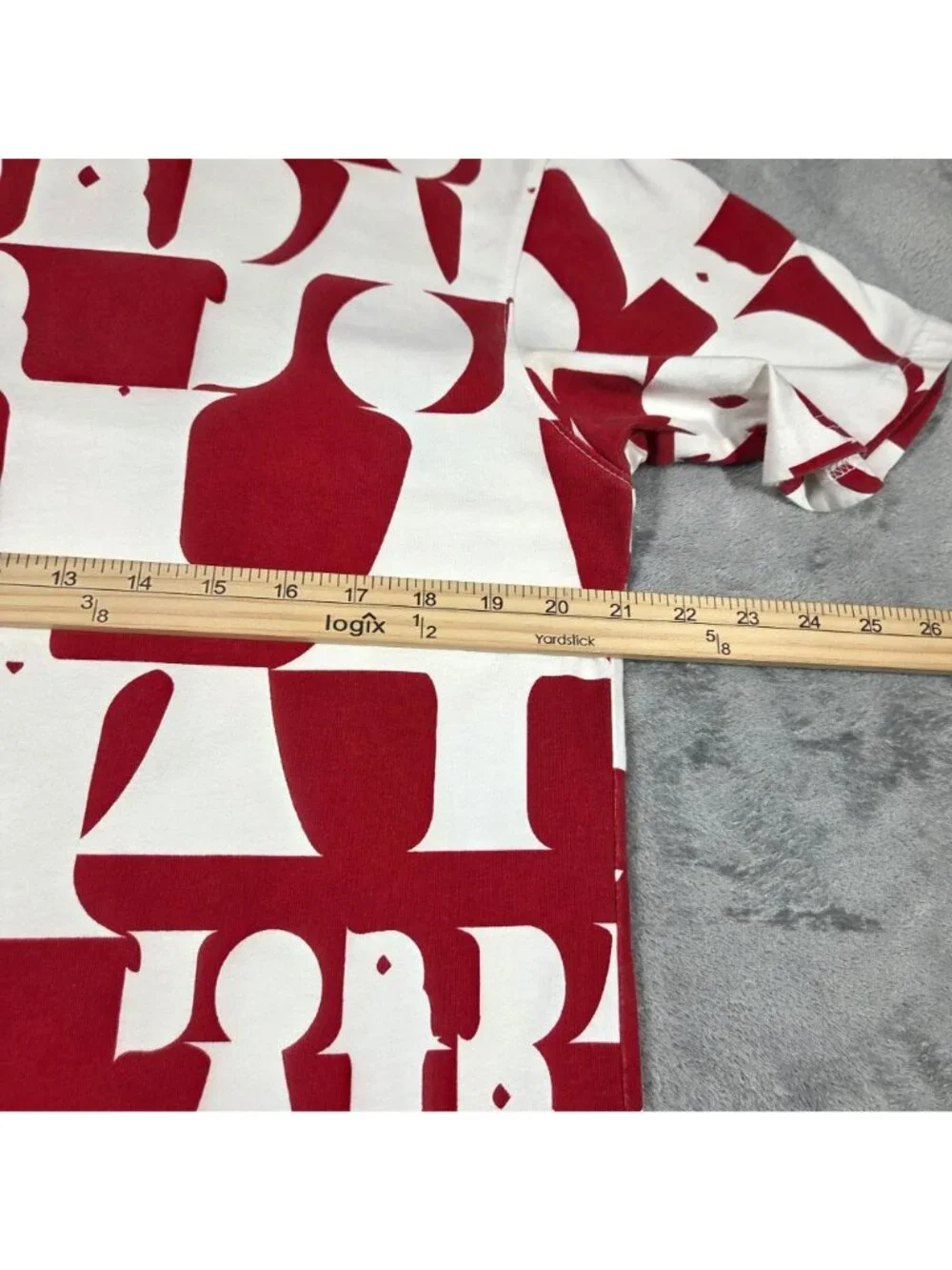 Vintage Air Jordan Shirt Mens Large Red White AOP Spellout Y2K Nike Tee